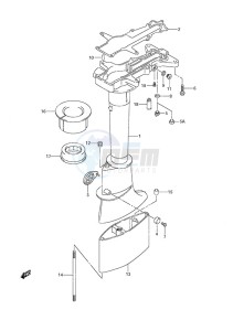 DF 6 drawing Drive Shaft Housing