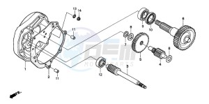 SJ50 BALI drawing TRANSMISSION