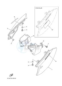 TT-R50 TT-R50E (2CJB 2CJC) drawing SIDE COVER