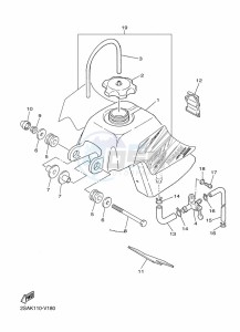 PW50 (2SAL) drawing FUEL TANK