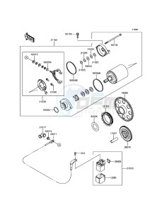 W800 EJ800AFF GB XX (EU ME A(FRICA) drawing Starter Motor