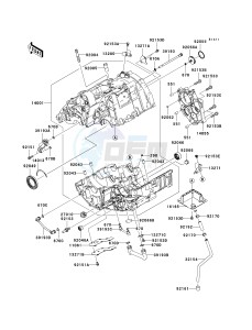 ER 650 A [ER-6N (AUSTRALIAN] (A6F-A8F) A7F drawing CRANKCASE --  - ER650AE057323- -