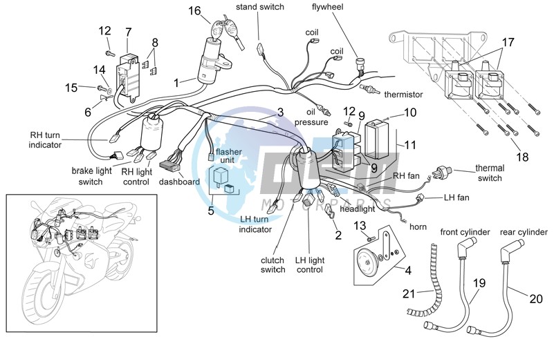 Front electrical system