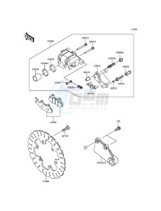 NINJA 250SL BX250AGFA XX (EU ME A(FRICA) drawing Rear Brake