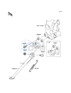 VERSYS_1000 KLZ1000ACF FR GB XX (EU ME A(FRICA) drawing Stand(s)