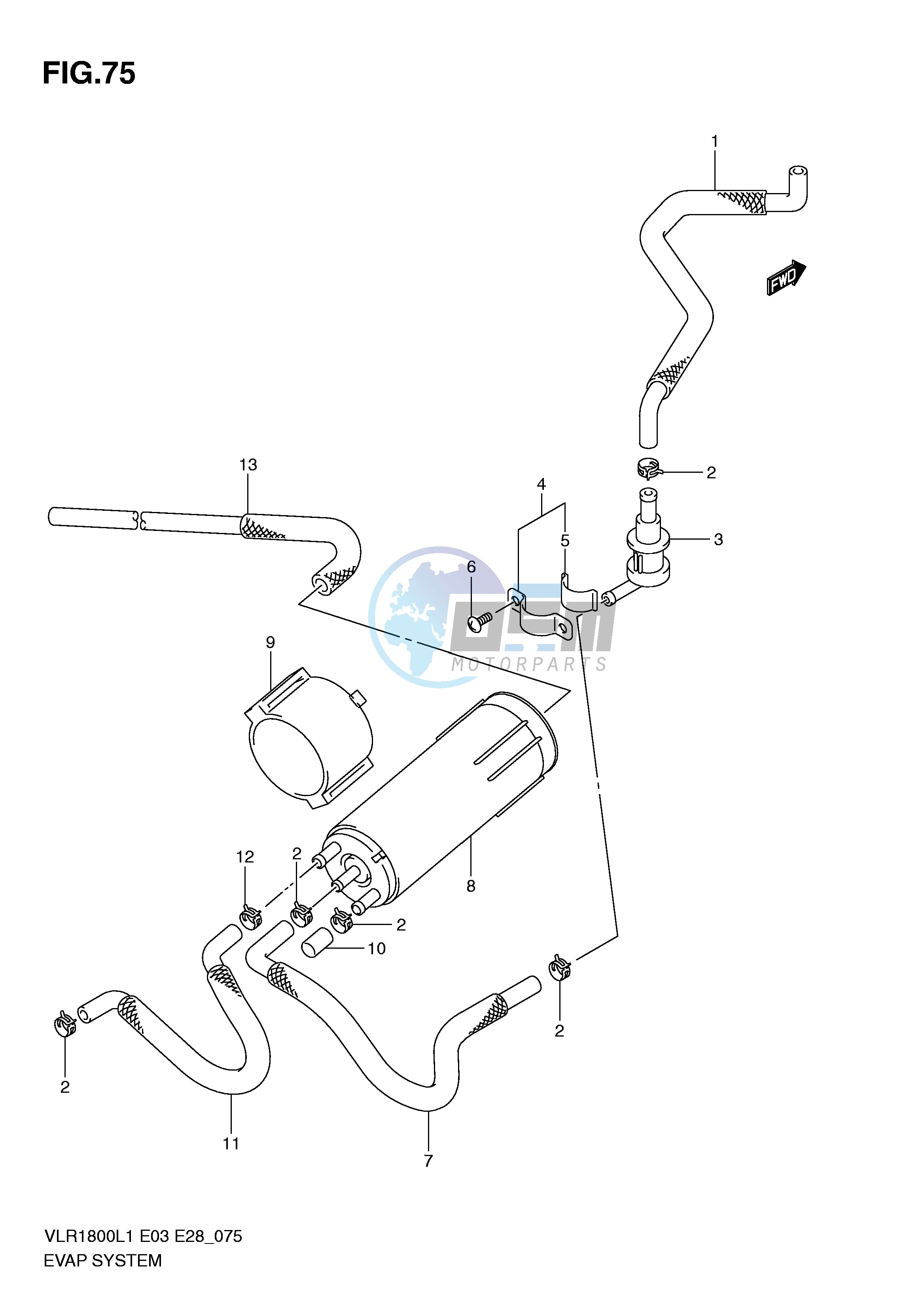 EVAP SYSTEM (VLR1800TL1 E33)