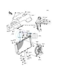 Z900 ABS ZR900BHF XX (EU ME A(FRICA) drawing Radiator