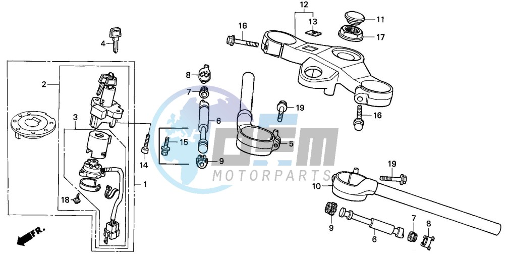 HANDLE PIPE/TOP BRIDGE