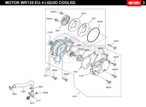 MARATHON-125-PRO-E4-SM-REPLICA-SERIES-AUSTRIA-MARATHON-125-PRO-SM-E4-BLUE-REPLICA-SERIES drawing WATER PUMP  EURO4