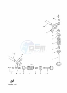 YBR125E YBR125 (BN9C) drawing VALVE