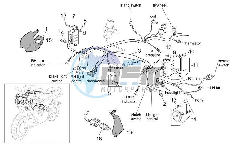 Front electrical system