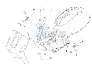 GTS 250 (EMEA, APAC) (AU, Eu, IL, J, Ri) drawing Frame/bodywork