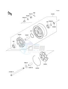 VN 1500 B [VULCAN 88 SE] (B1-B3) N7F drawing REAR WHEEL_CHAIN