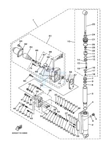 F20BEHL drawing POWER-TILT-ASSEMBLY