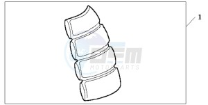 XL125V VARADERO drawing TANK PAD 2