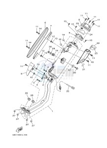 XP500A T-MAX T-MAX 500 (59CD) drawing EXHAUST