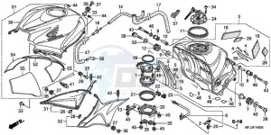 CBR600RR9 Korea - (KO / MK) drawing FUEL TANK