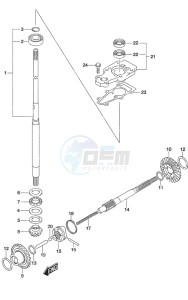 DF 9.9B drawing Transmission - Manual Start