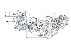 X8 125 drawing Crankcase