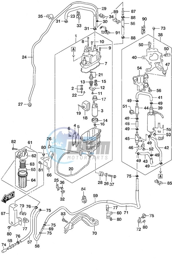 Fuel Pump/Fuel Vapor Separator