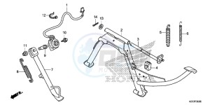 SH125ADD SH125i UK - (E) drawing STAND