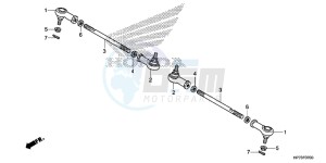 TRX420FPAD TRX420 Europe Direct - (ED) drawing TIE ROD