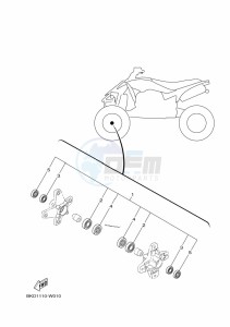 YFZ450R (BKDL) drawing MAINTENANCE PARTS KIT