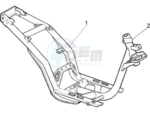 Liberty 50 2t Sport drawing Frame bodywork