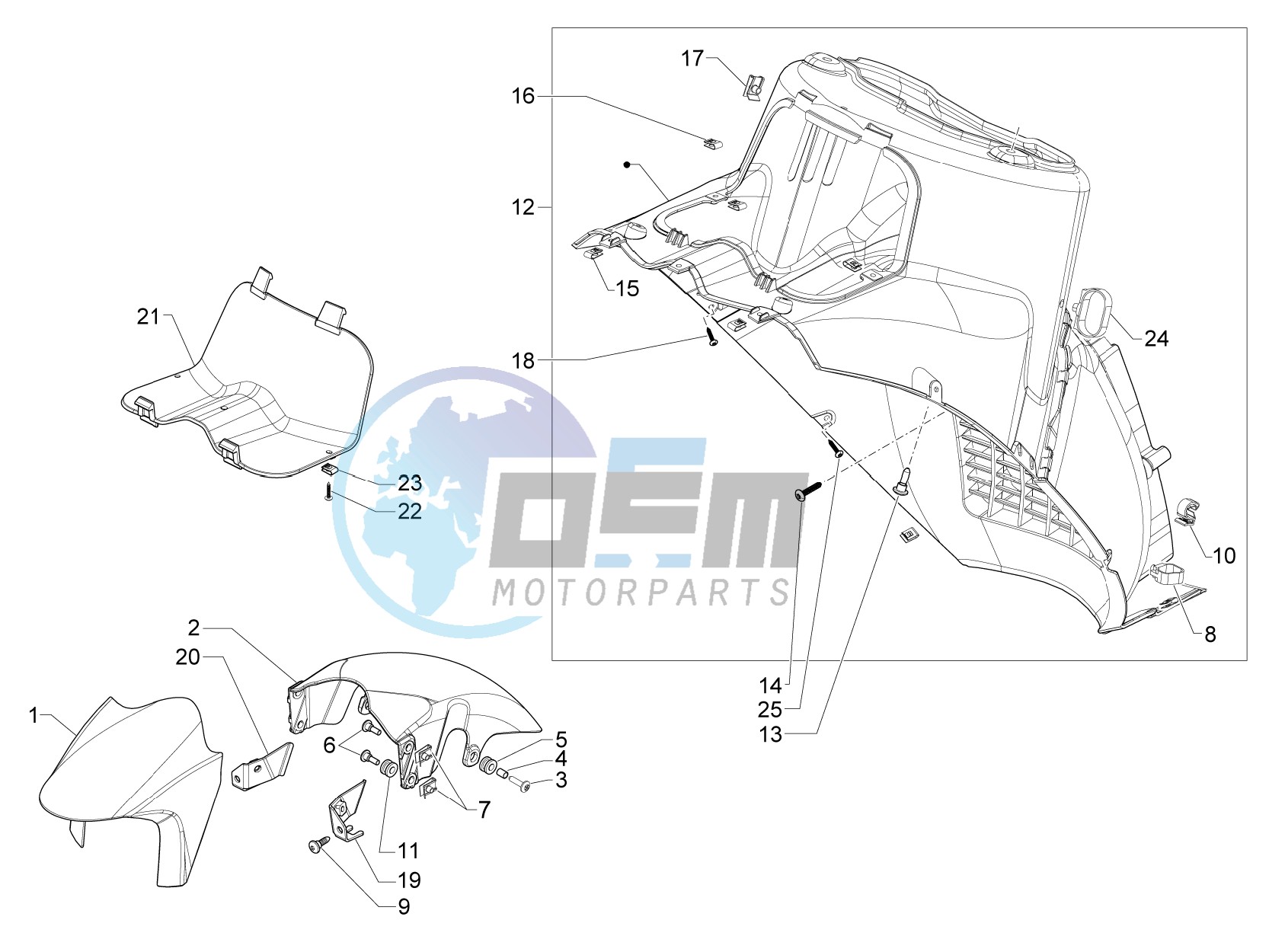 Wheel housing - Mudguard