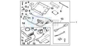 CBR1000RR9 BR / HRC MME - (BR / HRC MME) drawing KIT ALARM SYSTEM