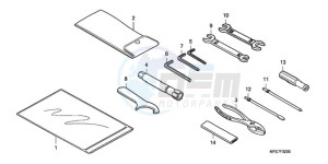 VT750C2F9 Australia - (U / KMH MME) drawing TOOLS