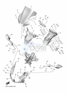 NIKEN GT MXT890D (BFD1) drawing COWLING 1