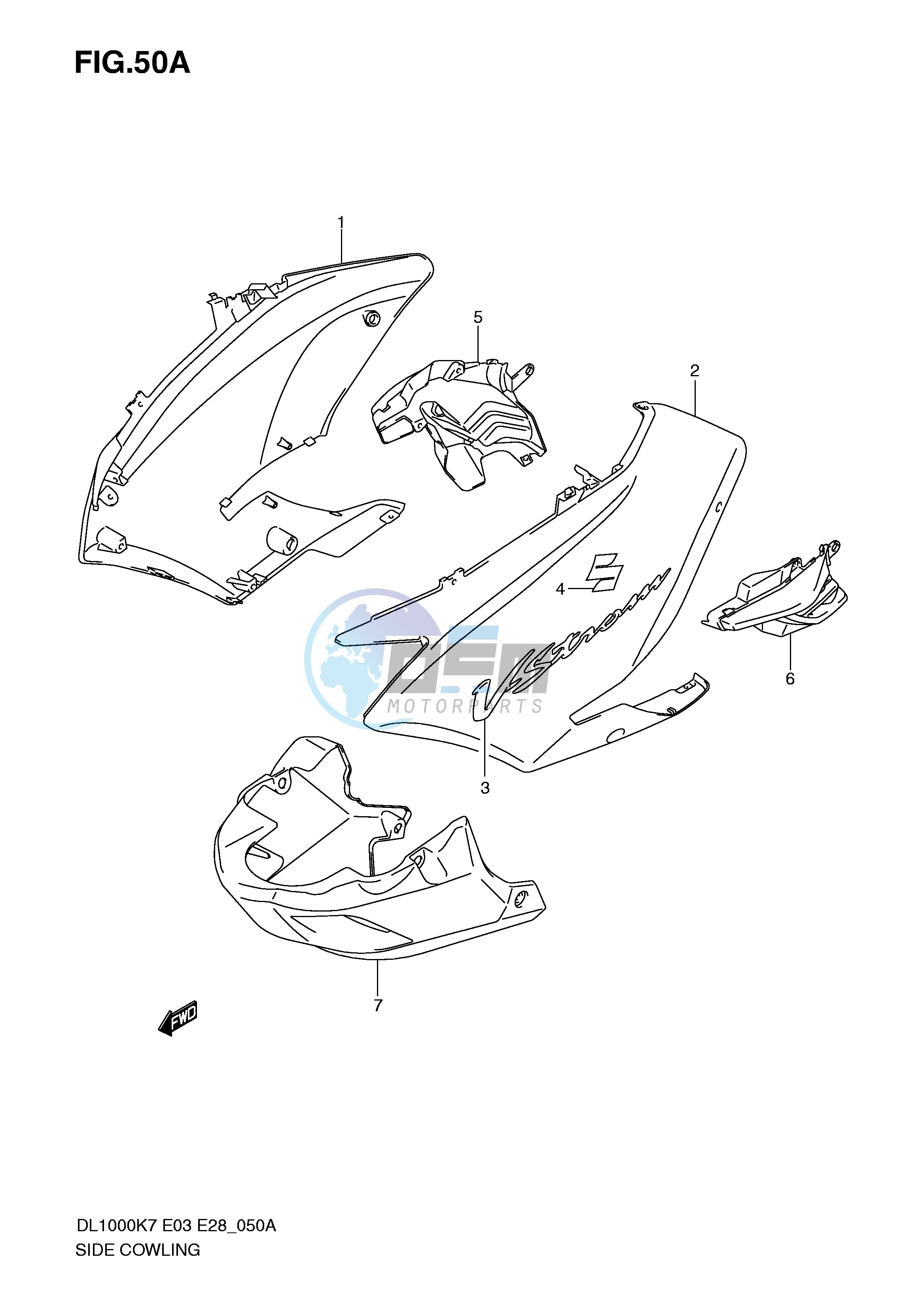 SIDE COWLING (MODEL K9 L0)