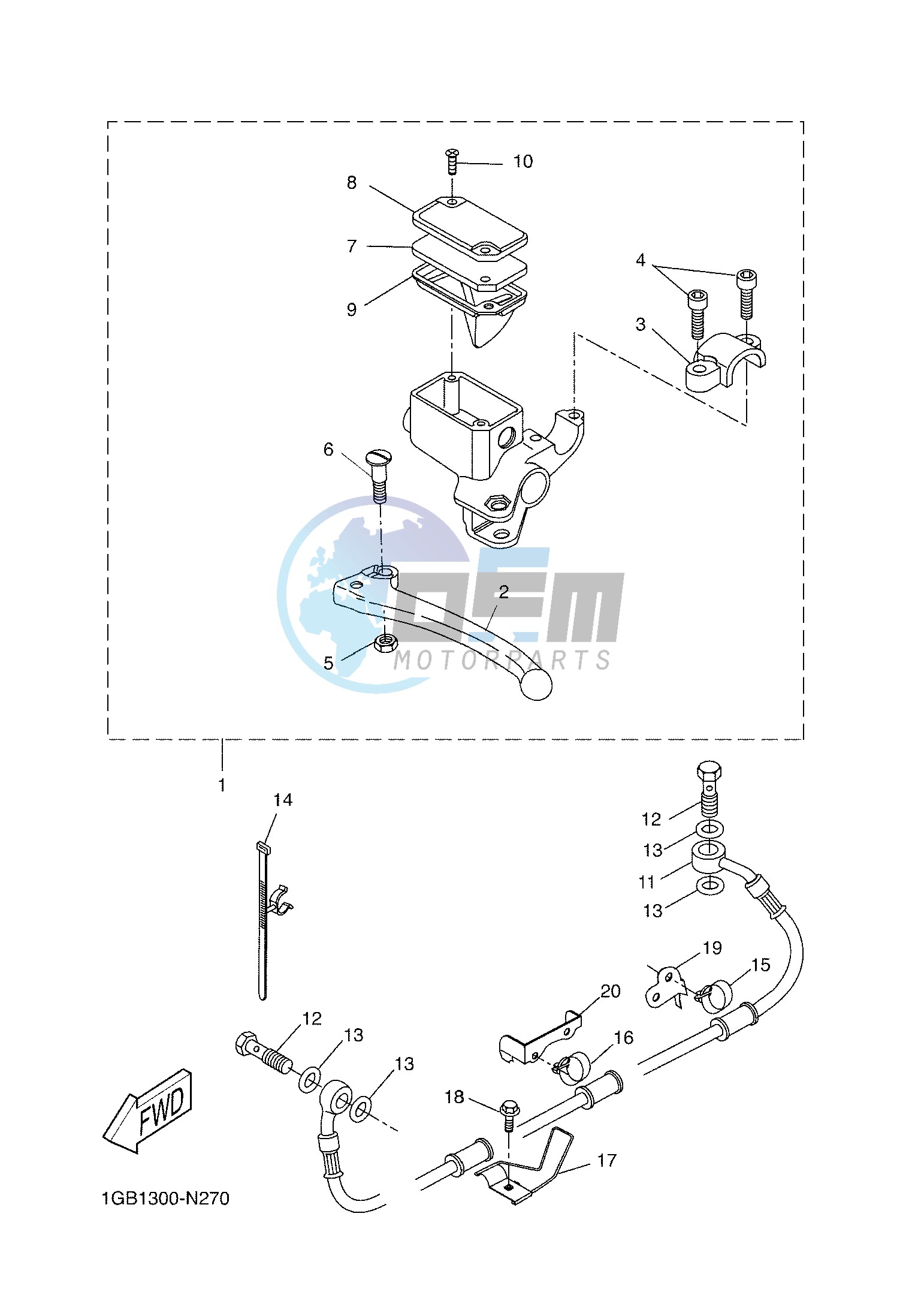 REAR MASTER CYLINDER