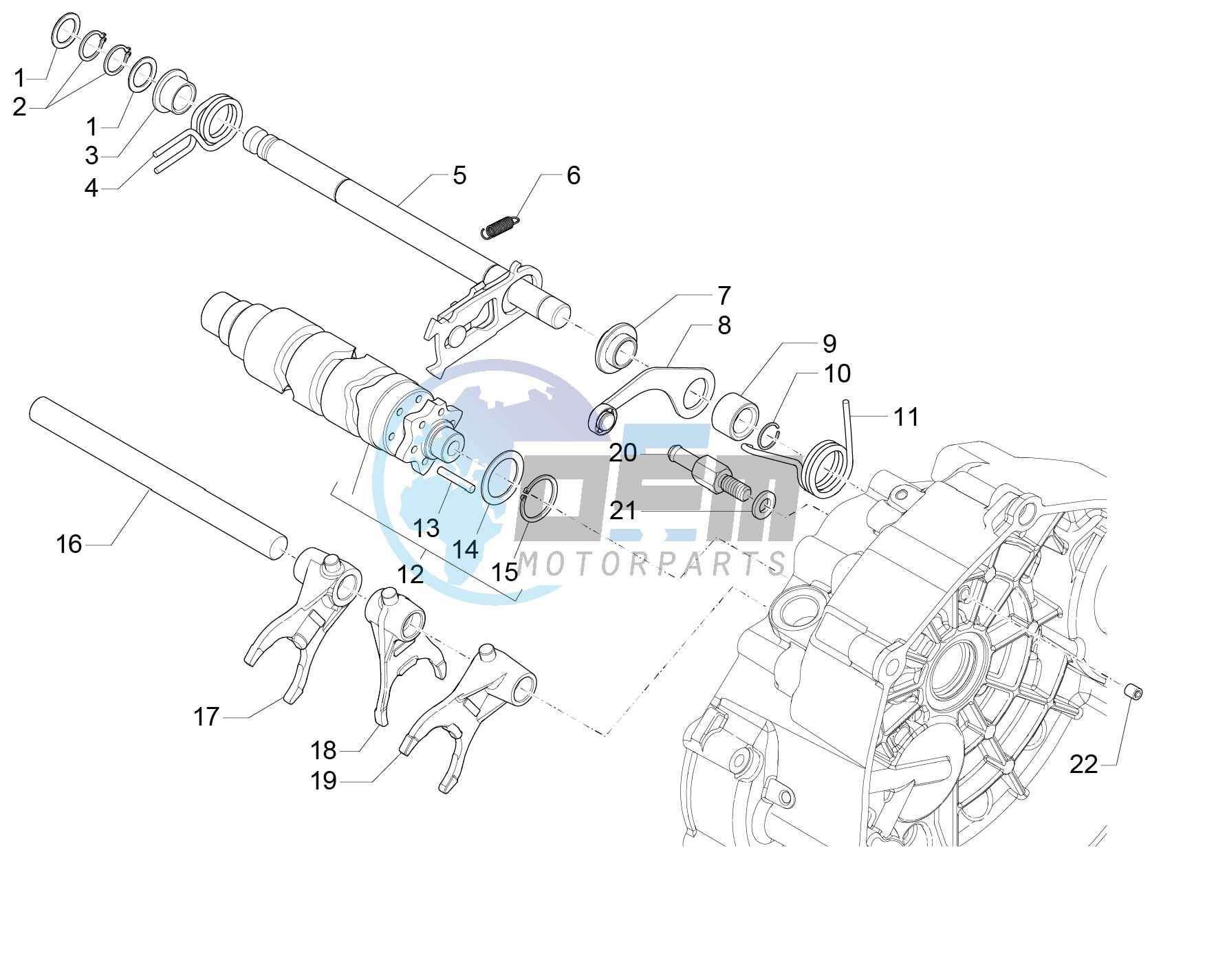 Gear box selector