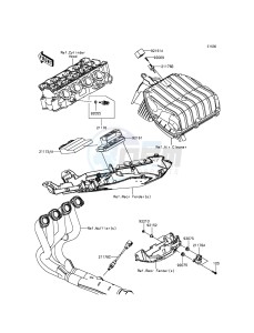 NINJA_ZX-6R ZX636EEF FR GB XX (EU ME A(FRICA) drawing Fuel Injection