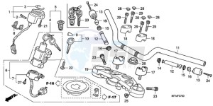 CBF1000S9 Europe Direct - (ED) drawing HANDLE PIPE/TOP BRIDGE