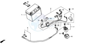 VFR800A drawing BATTERY