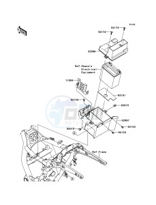 VN1700_VOYAGER_CUSTOM_ABS VN1700KEF GB XX (EU ME A(FRICA) drawing Battery Case