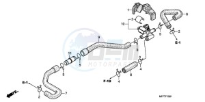 XL700V9 F / CMF drawing AIR INJECTION VALVE