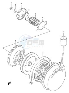 LT80 (P3-P28) drawing RECOIL STARTER (OPT)