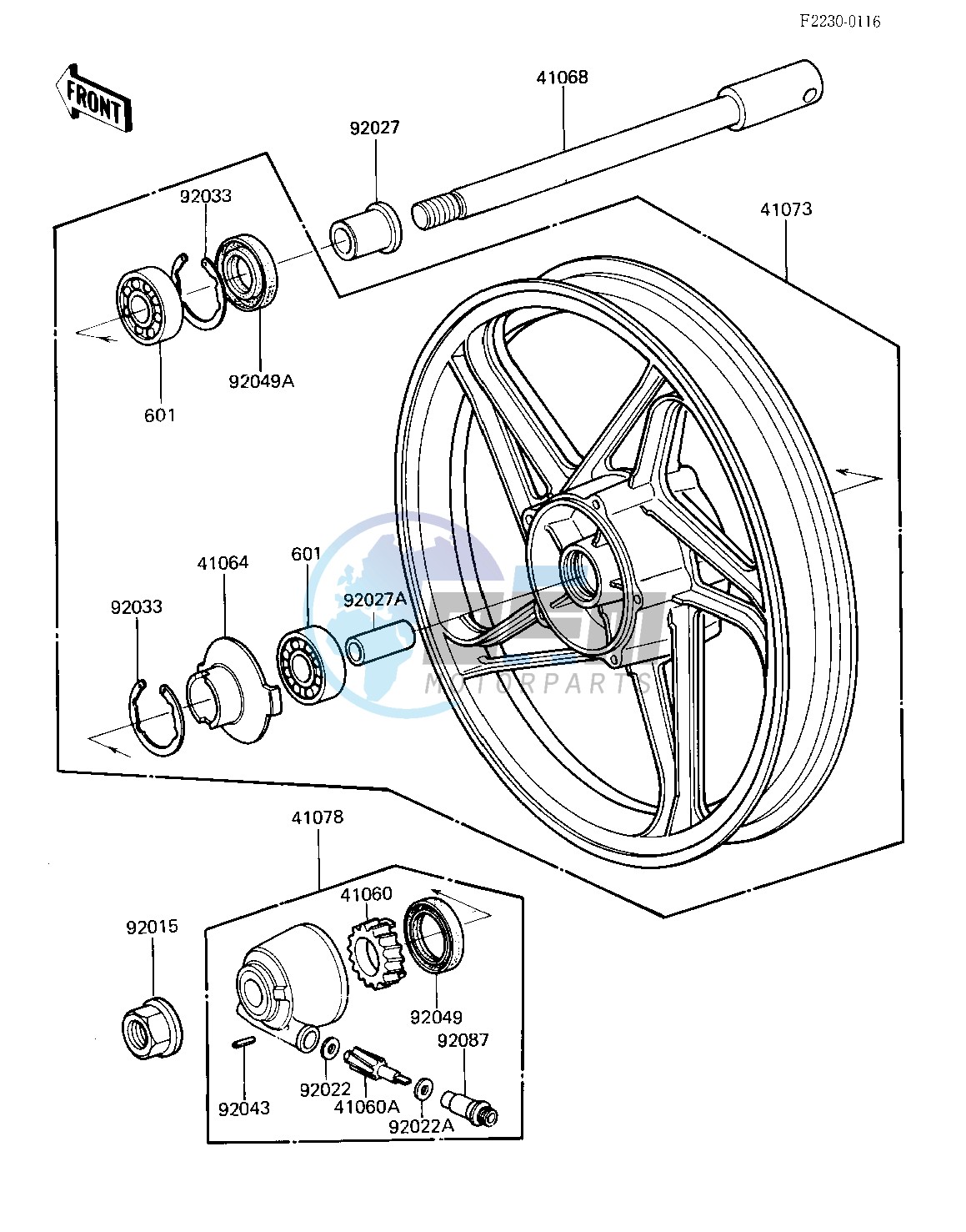 FRONT WHEEL_HUB