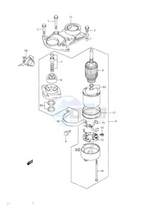 DF 60 drawing Starting Motor