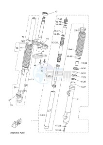 XT660Z TENERE (2BD7 2BD7 2BD7) drawing FRONT FORK