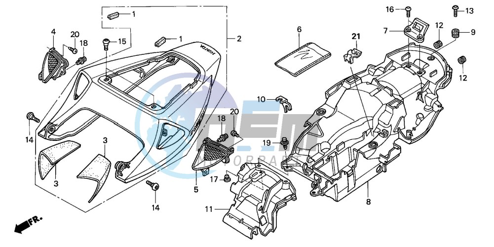 SEAT COWL (CBR1000RR4/5)