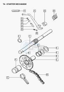 FUNTASTIC_45kmh_K8-L0 50 K8-L0 drawing Starter mechanism