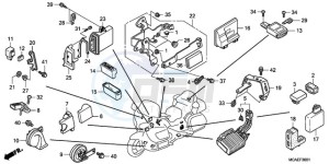 GL1800A NZ - (NZ) drawing CONTROL UNIT (AIRBAG)