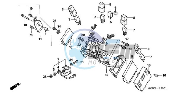 COWL STAY (VFR800A)