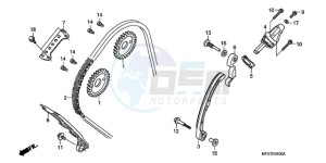 CB600F9 Spain - (SP) drawing CAM CHAIN/TENSIONER