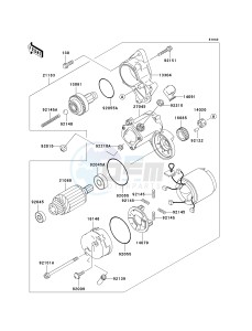 KAF 620 G [MULE 3000] (G6F-G8F) G6F drawing STARTER MOTOR